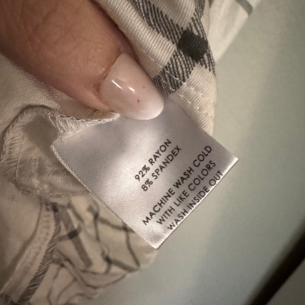 Allison Izu Grid Print Tank Top XS - Picture 3 of 3